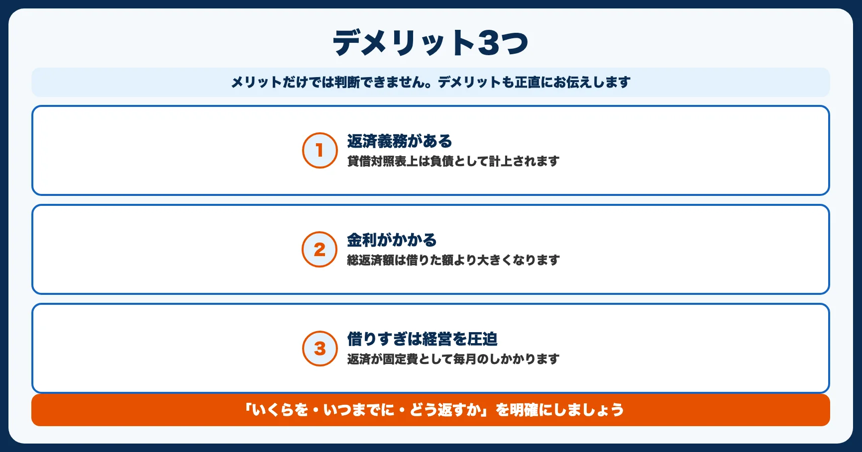 アクト・ウィルのデメリット3つ｜借入前に知っておくべきこと